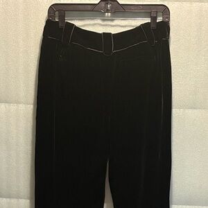 Ann Taylor Margo Black Velvet Pants Women’s Dress Pants Straight Leg Size 6